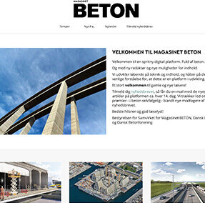 Magasinet Beton, Nyhedsbrev og Website